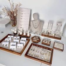 Wood Jewelry Display Tray Ring Display