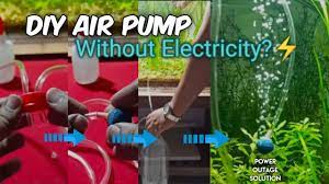 diy air pump without electricity