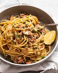 the most amazing canned tuna pasta