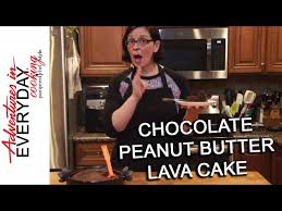 chocolate peanut er lava cake