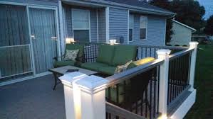 Trex Deck With Lights Top Notch Building Supply