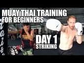 Muay Thai Training for Beginners! How to Strike directly from ...