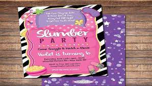 Purchase the holiday party invitations for pajamas nights. 16 Slumber Party Invitation Designs Templates Psd Ai Free Premium Templates