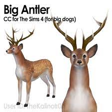 mod the sims big antlers