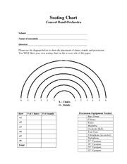 Tchs Concert Band Seating Chart Seating Chart Concert Band