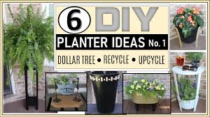 Decorative flower pots 26 plastic flower pots 18 black flower pots 16 artificial flower pots 16 outdoor flower pots 16 white flower pots 15 ceramic flower pots 10 mini flower flower plant for your home and office decoration. 6 Diy Planter Ideas Dollar Tree Diy Upcycle Farmhouse And Boho Youtube
