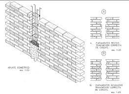 Brick Wall Construction Details Dwg