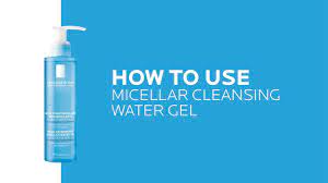 how to use micellar cleansing water gel