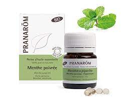 Menthe poivrée bio - Perles d'huile essentielle - Pranarôm