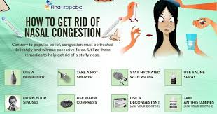 how to get rid of nasal congestion
