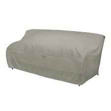 Duck Covers Weekend Water Resistant Outdoor Sofa Cover With Integrated Duck Dome 77 X 35 X 35 Inch Moon Rock