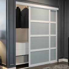 Frosted Glass Sliding Closet Door