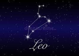 Las Constelaciones Del Zodiaco De Leo Firman En El Cielo Estrellado Hermoso  Con La Galaxia Y El Espacio Detrás Constelación Del S Ilustración del  Vector - Ilustración de aristas, planeta: 105724390