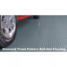 diamond tread garage rolled flooring