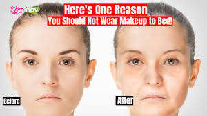 wear makeup to bed you