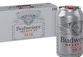 10 budweiser select 55 nutrition facts