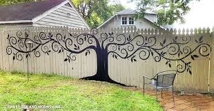 your garden fence as eye catching as