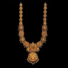 latest gold necklace designs for women