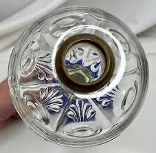 Antique Bulls Eye Glass Kerosene Oil