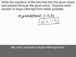 write the equation of a vertical line