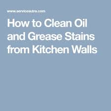 How To Clean Oil And Grease Stains From