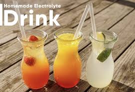 homemade electrolyte drink recipes for