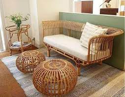 cane rattan sofa set at rs 30000 set