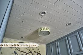 Inexpensive Diy Wood Slat Ceiling
