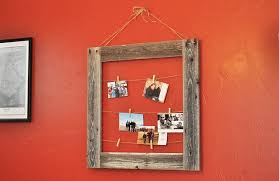 how to make a barnwood picture frame