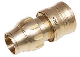 Gardena Brass Hose Connector With Stop