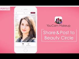 youcam makeup tutorial how to share