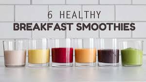 6 healthy breakfast smoothies green