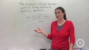 Quadratic Equation Homework Help