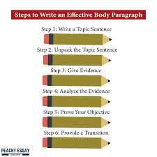 how to write strong essay body paragraphs