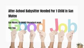 After School Babysitter Needed For 1 Child In San Mateo Care Com San