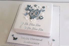 happy 60th wedding anniversary cake