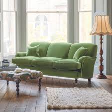 ideas for putting an emerald green sofa