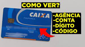 conta no cartão caixa