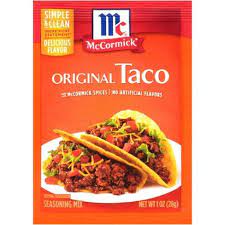 Taco Seasoning Packet gambar png