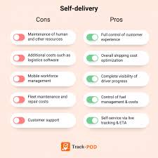 self delivery vs third party delivery
