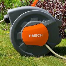 T Mech Auto Rewind Hose Reel 20m 2m