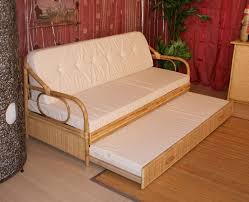 sofa bed with cane structure ethnic