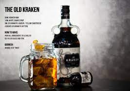 Kraken & coke is a simple and strong drink. Kraken Think Ink Pines London Olios
