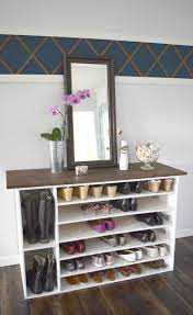 stylish diy shoe rack perfect for any room