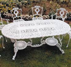 Victorian Aluminium Garden Table