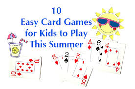 easy card games for kids family game
