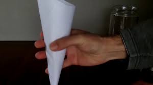 como fazer um cone de papel you