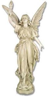 garden angel statue