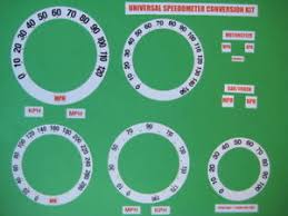 Details About Speedo Overlay Conversion Kit Stickers Mph Or Kph White Speedometer Dials