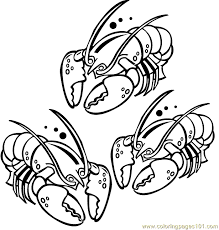 Lobsters are marine crustaceans, and a pair of large claws is their signature. Lobster001 6 Coloring Page For Kids Free Lobster Printable Coloring Pages Online For Kids Coloringpages101 Com Coloring Pages For Kids